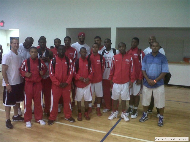 June 2011 // Team with Houston Hoops Alum Rashard Lewis